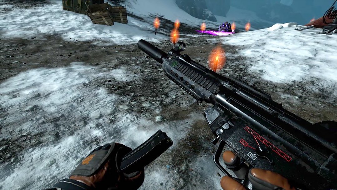 Frostpoint VR gameplay