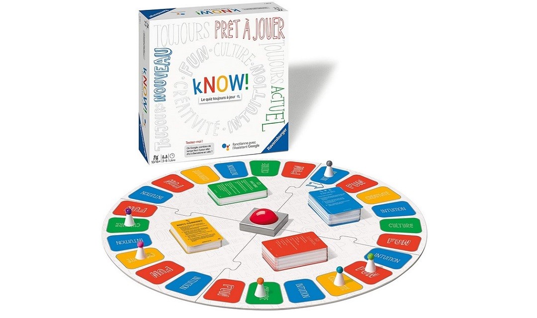 Jeu plateau avec Google Assistant Know