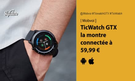 Mobvoi TicWatch GTX prix avis test montre connectée sous Wear Os