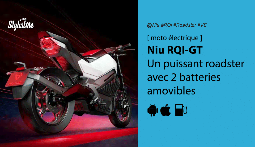 Niu RQi GT un puissant roadster urbain électrique à autonomie limitée