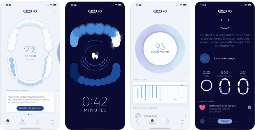 Oral B Guide Alexa application suivi données brosse à dents électrique