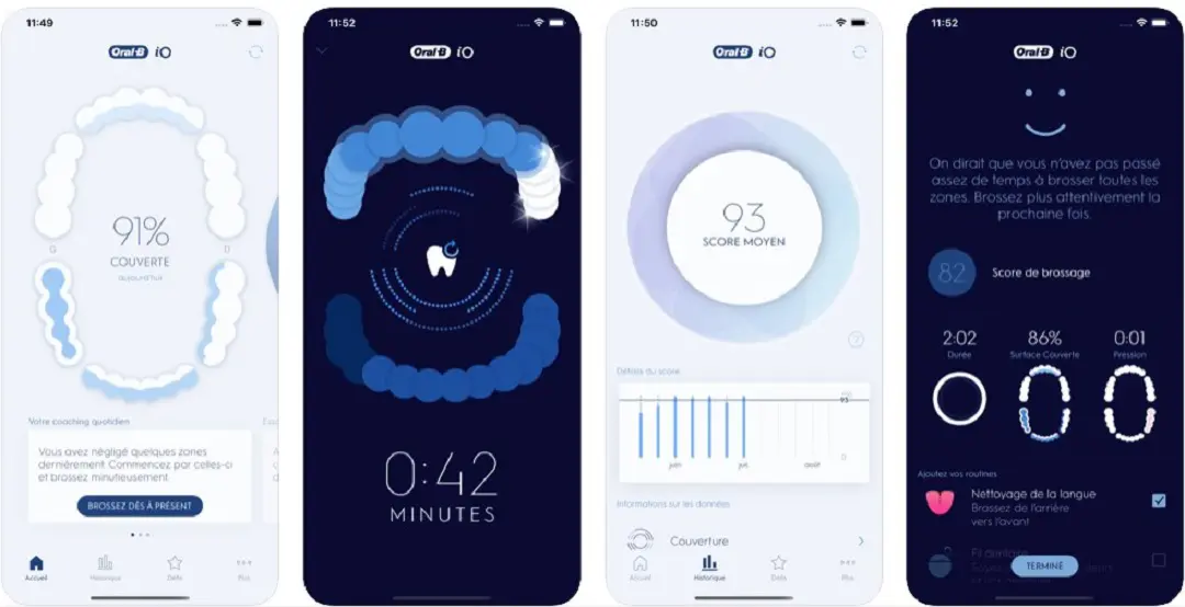 Oral B Guide Alexa application suivi données brosse à dents électrique