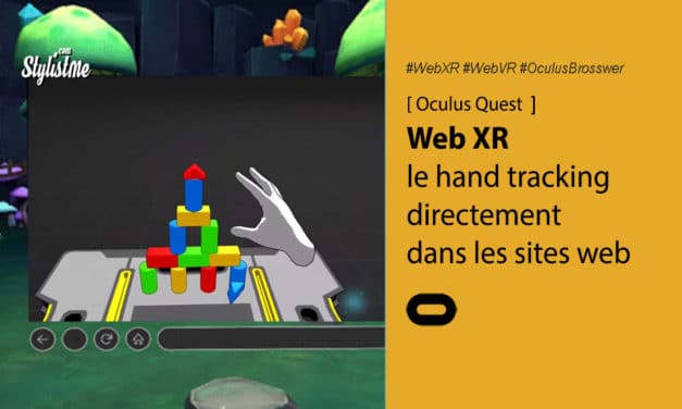 Web XR ajoute le Hand tracking : AR et VR dans le navigateur de l’Oculus Quest