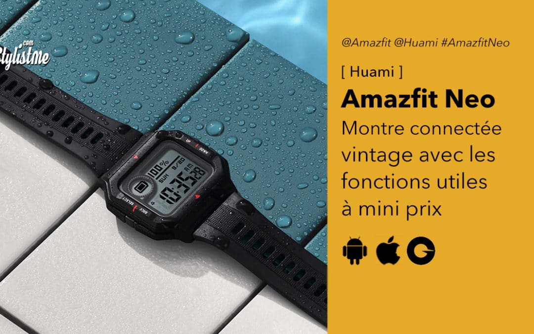 Amazfit Neo un look des années 80 avec la technologie actuelle