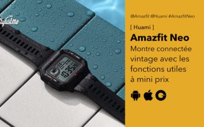 Amazfit Neo un look des années 80 avec la technologie actuelle
