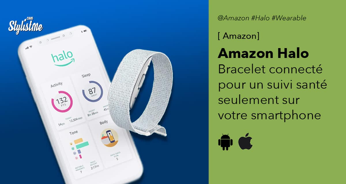 Amazon Halo avis test prix du bracelet connecté sans écran