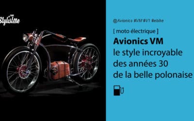 Avionics VM la moto électrique polonaise au style des années 30