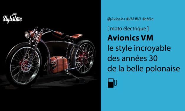 Avionics VM la moto électrique polonaise au style des années 30