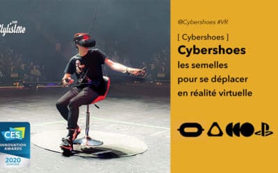 Cybershoes des sur-semelles pour marcher en réalité virtuelle