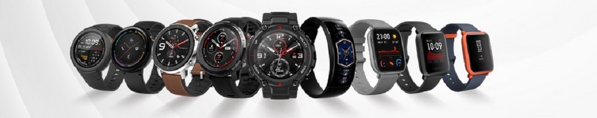 Gamme Amazfit montres et braceletsconnectés
