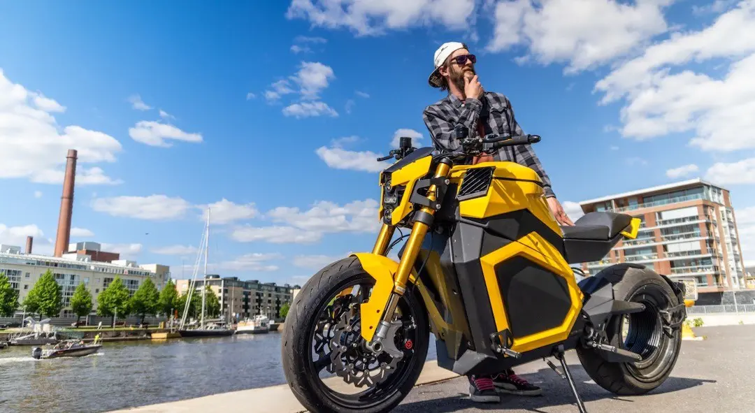 Verge TS meilleure moto électrique moteur jante arrière