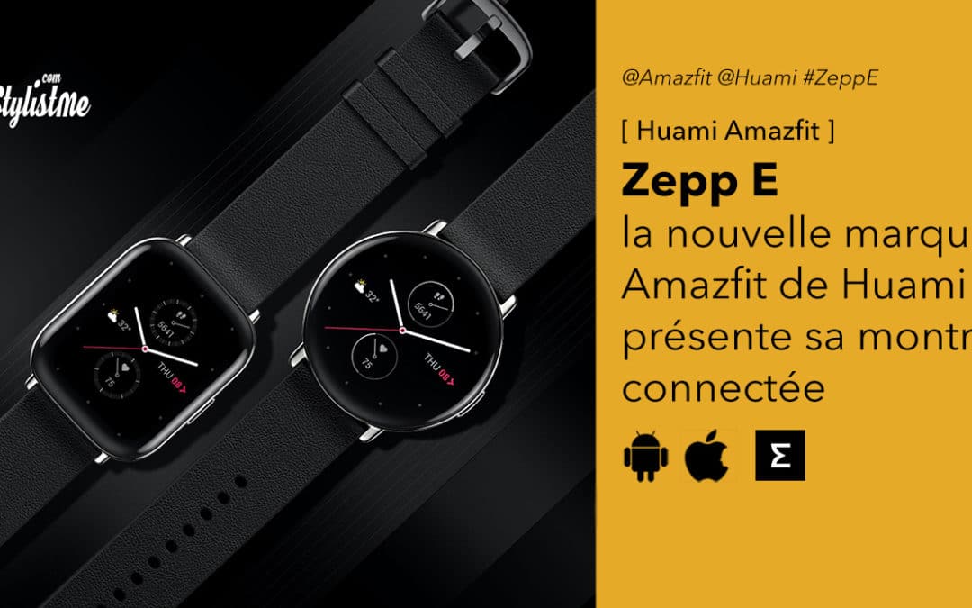 Zepp E montre connectée complète santé et activité (Amazfit Xiaomi)