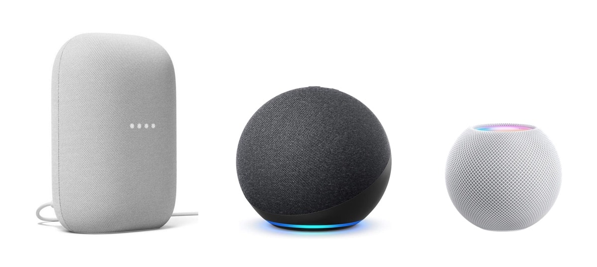 Comparatif HomePod Mini Amazon Echo Google Nest Audio