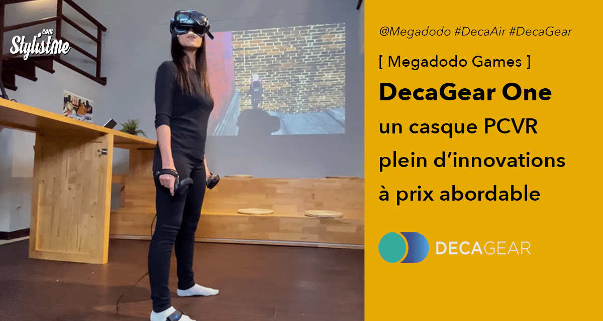 DecaGear 1 nouveau casque VR de Megadodo Games innovant et abordable