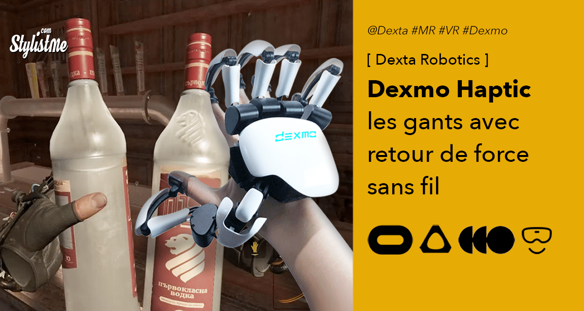 Dexmo Haptic les gants à retour de force pour casque de réalité virtuelle