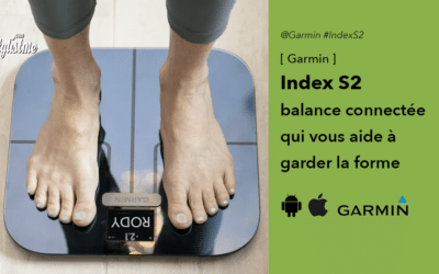 Garmin Index S2 la balance connectée qui vous aide à perdre du poids
