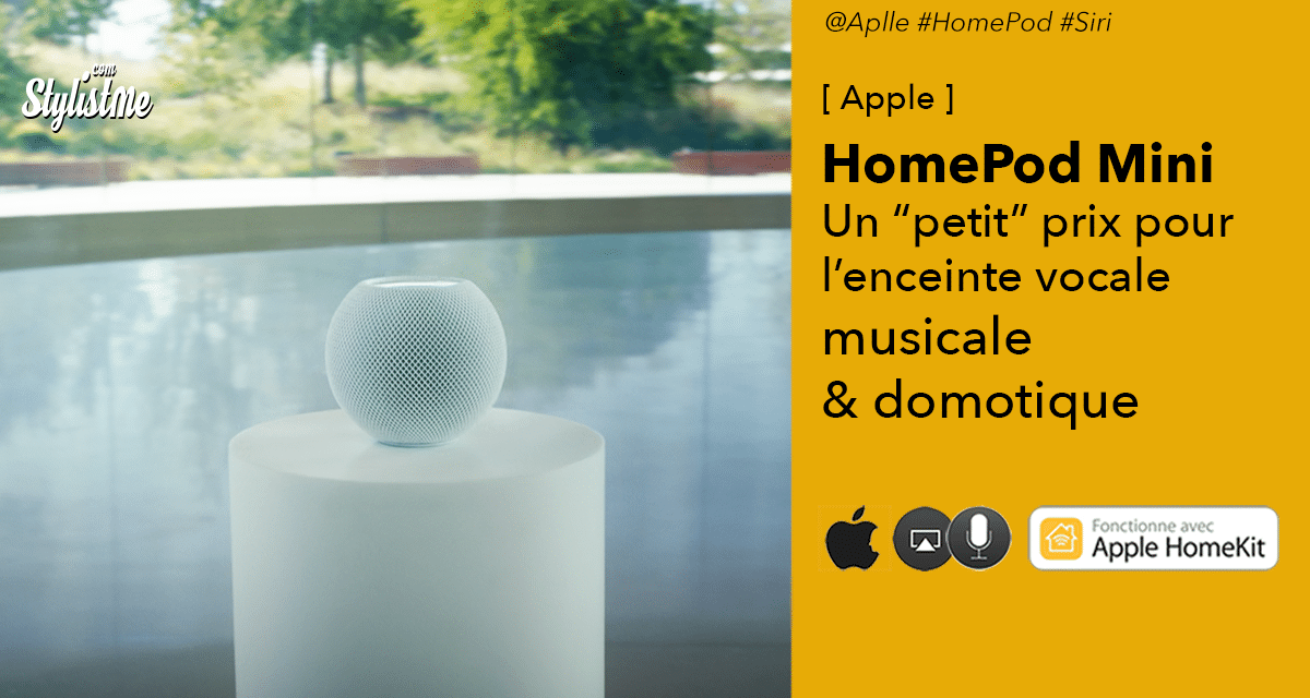 HomePod mini la bonne surprise abordable d’Apple