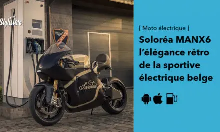 Saroléa MANX7 la moto sportive électrique rétro Belge