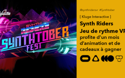 Synth Riders vous fait danser en VR pendant le Synthober Fest