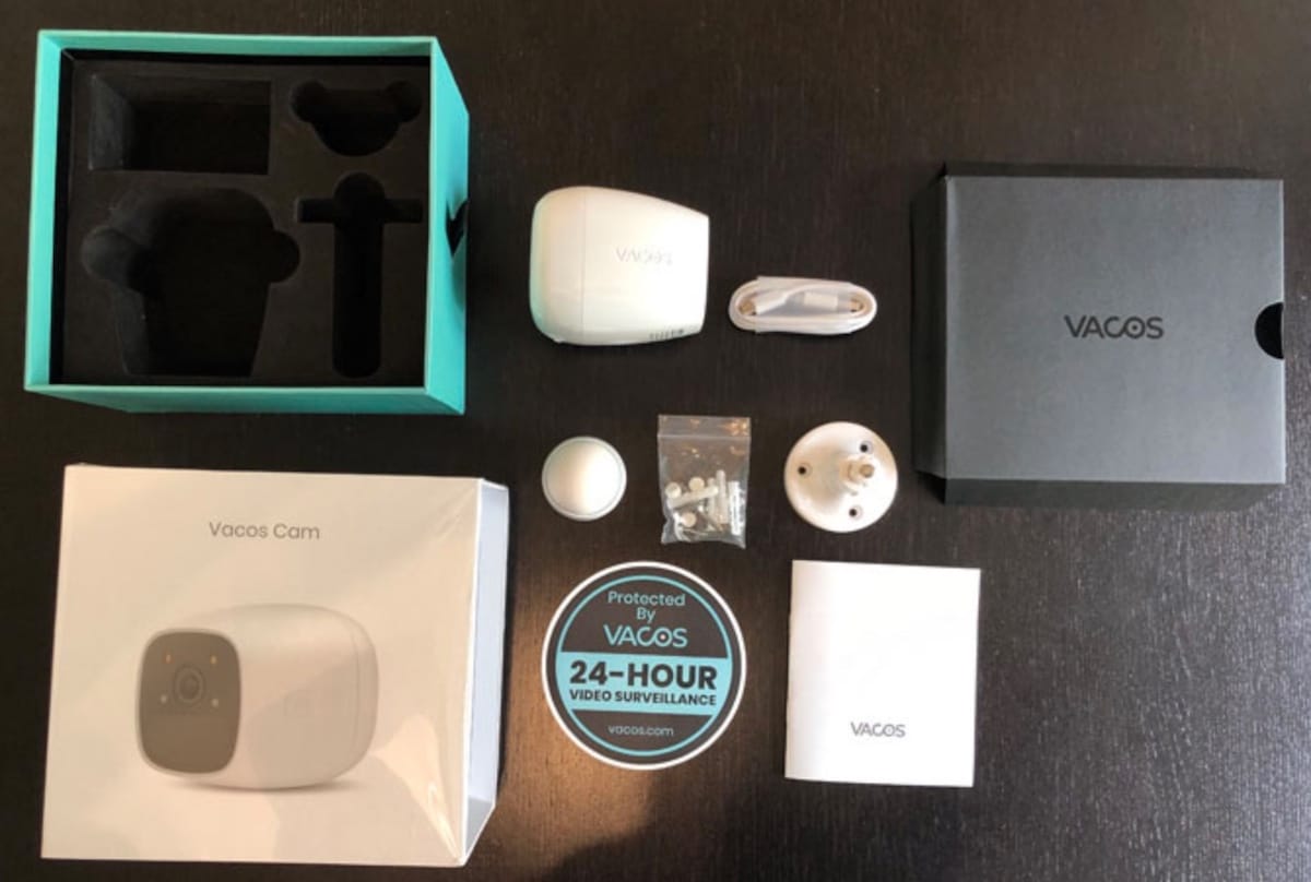 Vacos Cam unboxing