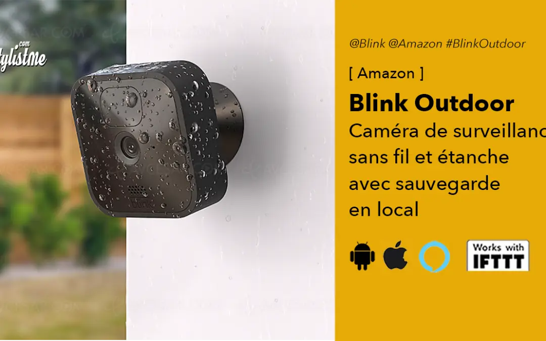 Blink outdoor caméra de surveillance extérieure sans fil d’Amazon