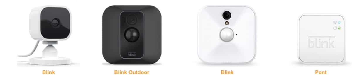 Gamme caméra surveillance Blink Eufy