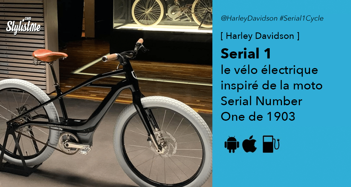 Harley Davidson Serial 1 le vélo électrique inspiré d’une moto de 1903
