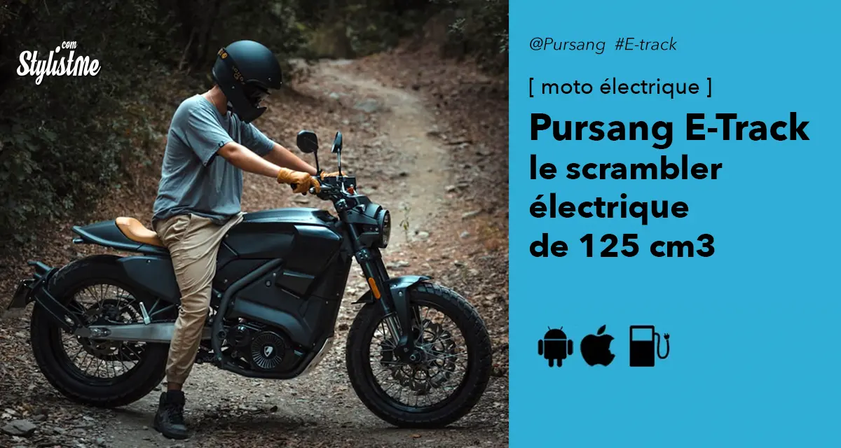 Pursang E-Track : scrambler électrique 125 cm3 avec 140 km d’autonomie