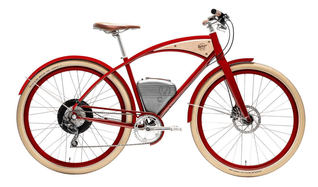 Vintage Electric Bike Cafe