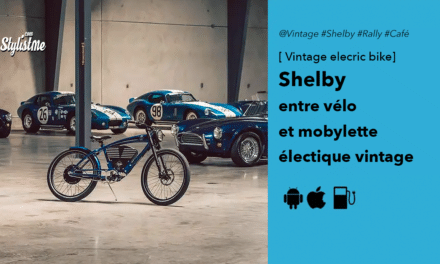 Vintage Electric Bike entre vélo et mobylette électrique au style roadster