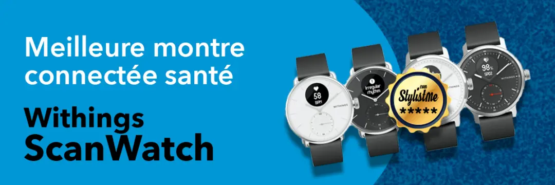 meilleure montre connectée Withings ScanWatch