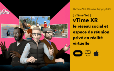 vTime XR réseau social et réunion en VR sur Oculus Quest et Quest 2
