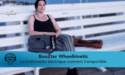 BooZter Wheelkinetic : 1ère trottinette électrique vraiment transportable