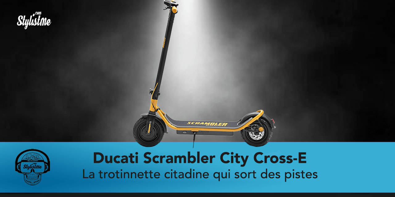 Ducati City Cross-E off road Edition la trottinette entre route et chemin
