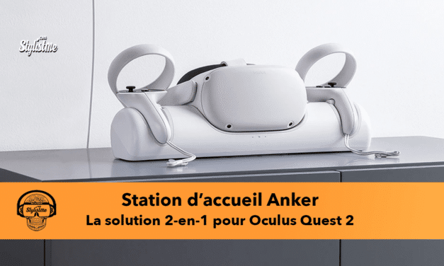Anker station de charge Oculus Quest 2 élégante et rapide test et avis