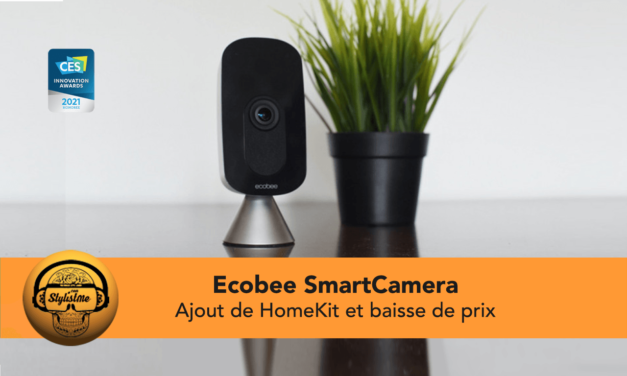 Ecobee SmartCamera ajout de HomeKit Secure Video et son prix baisse