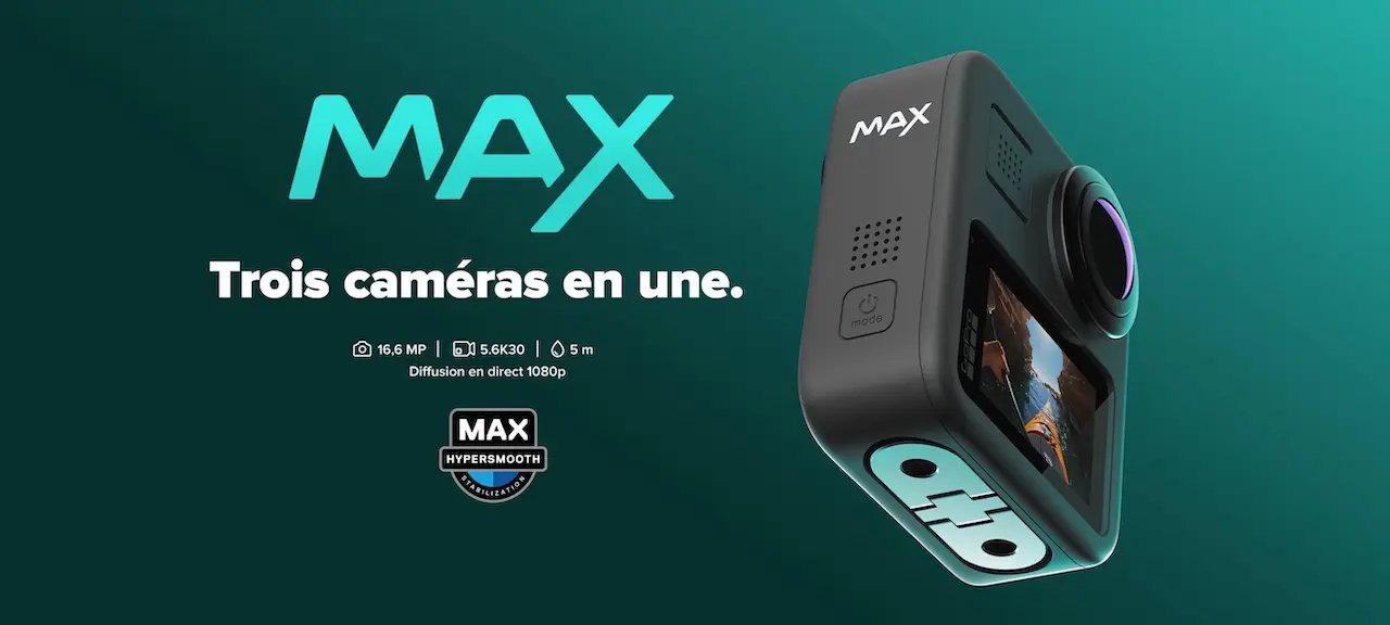 GoPro Max Comparatif caméra 360