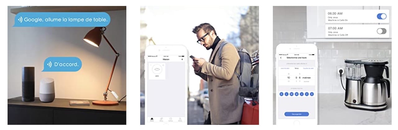 Meross connexion WiFi lampe