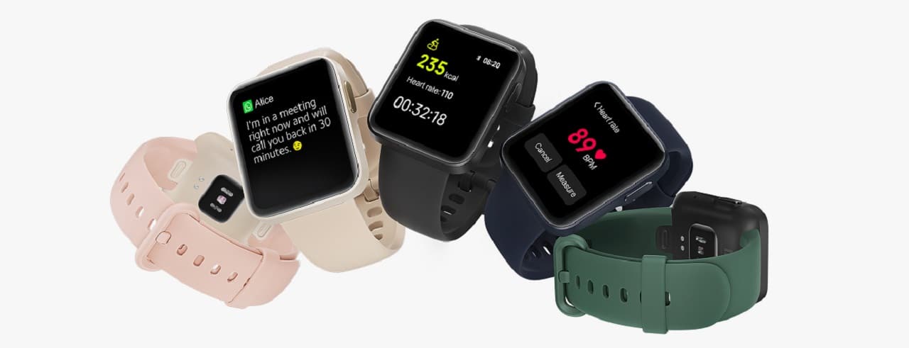 Mi watch Lite couleurs