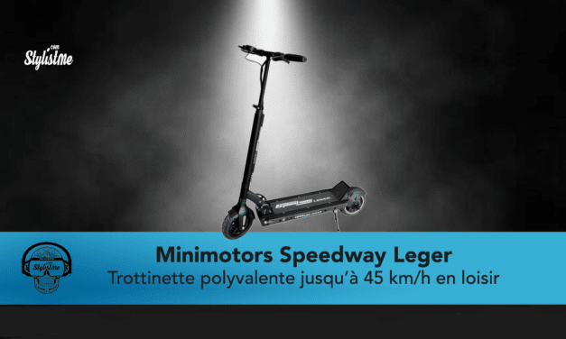 Minimotors Speedway Leger test de la trottinette qui inspire la qualité !