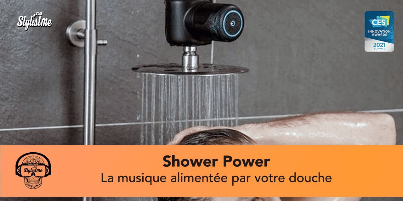 Shower Power la musique alimentée par l’eau dans votre douche [CES 2021]