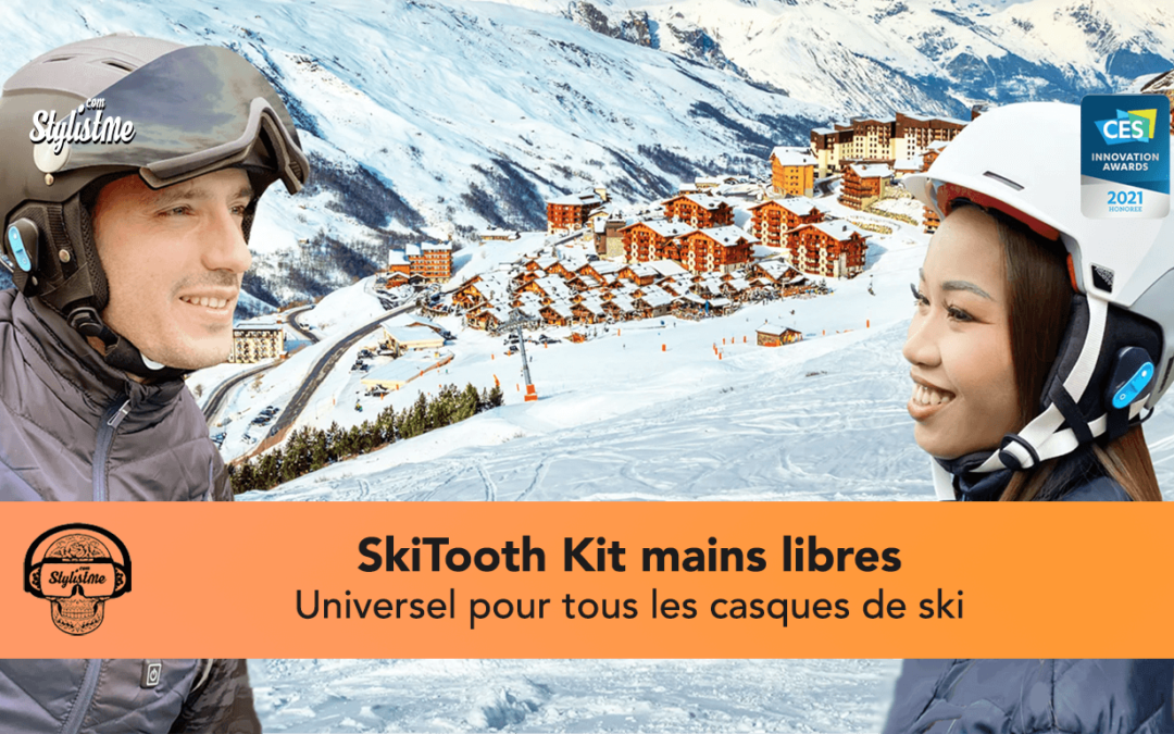 SkiTooth : votre casque de ski transformé en casque Bluetooth [CES 2021]