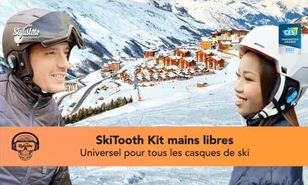 SkiTooth : votre casque de ski transformé en casque Bluetooth [CES 2021]