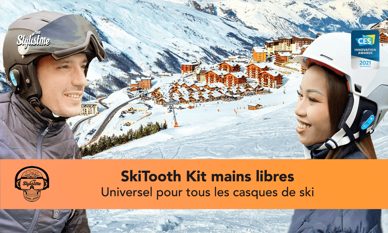 Skitooth kit main libre casque ski