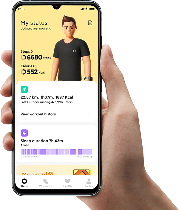 Xiaomi Mi Watch Lite suivi activité