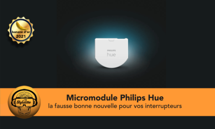 Module Philips Hue pour interrupteur mural avec ampoules Hue