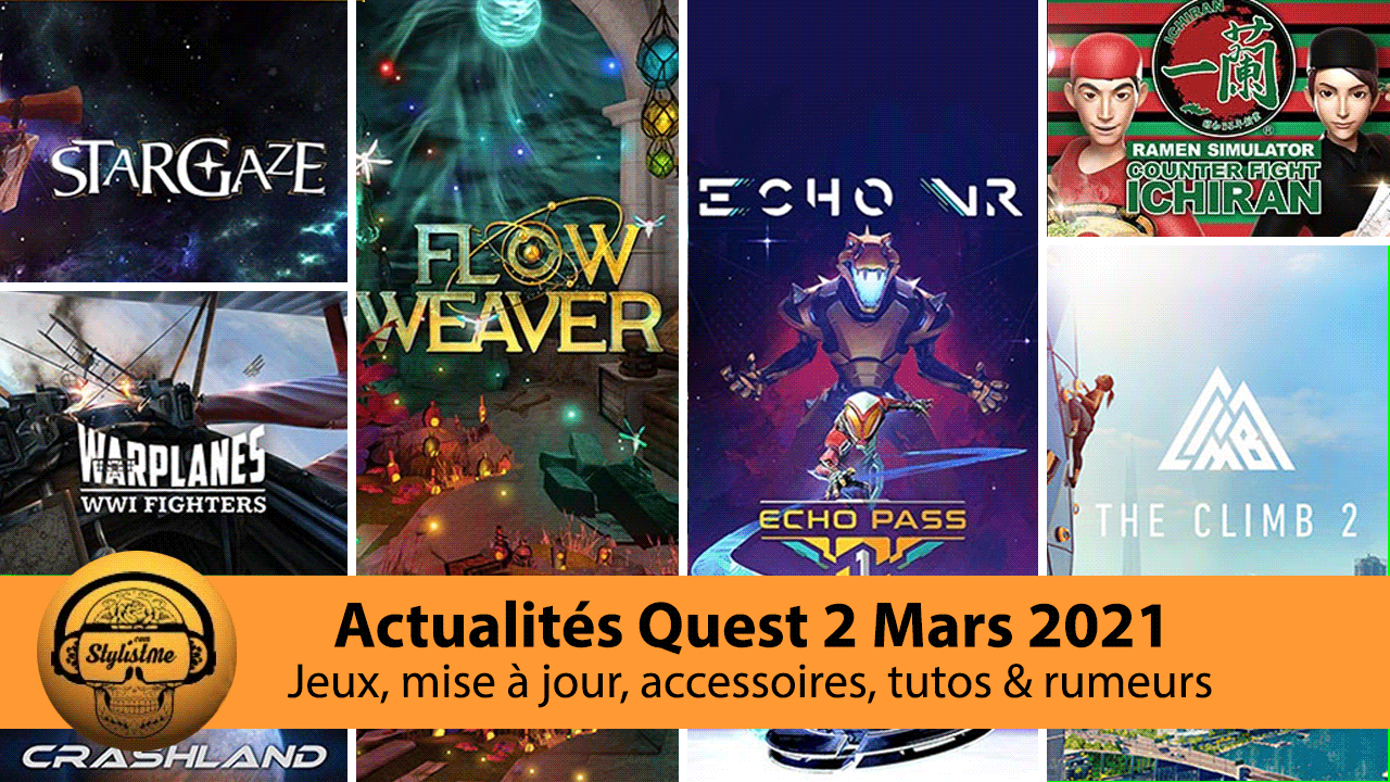 Actualités Quest 2 mars 2021