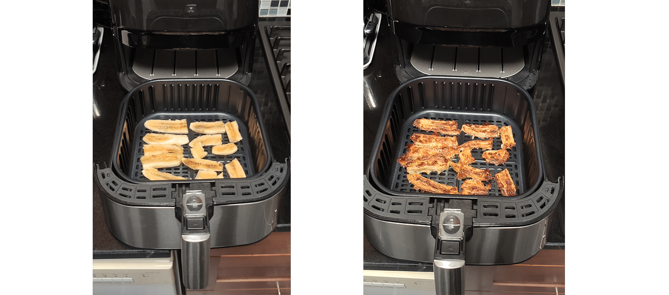 Chips banane test Proscenic friteuse à air