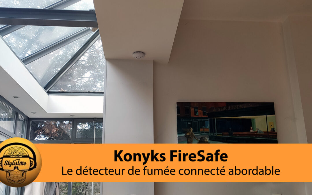 Konyks FireSafe test et avis du détecteur de fumée connectée