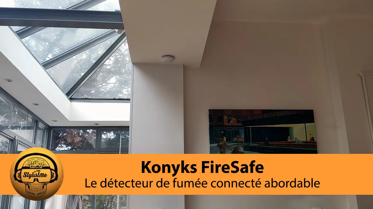 Konyks FireSafe test et avis du détecteur de fumée connectée